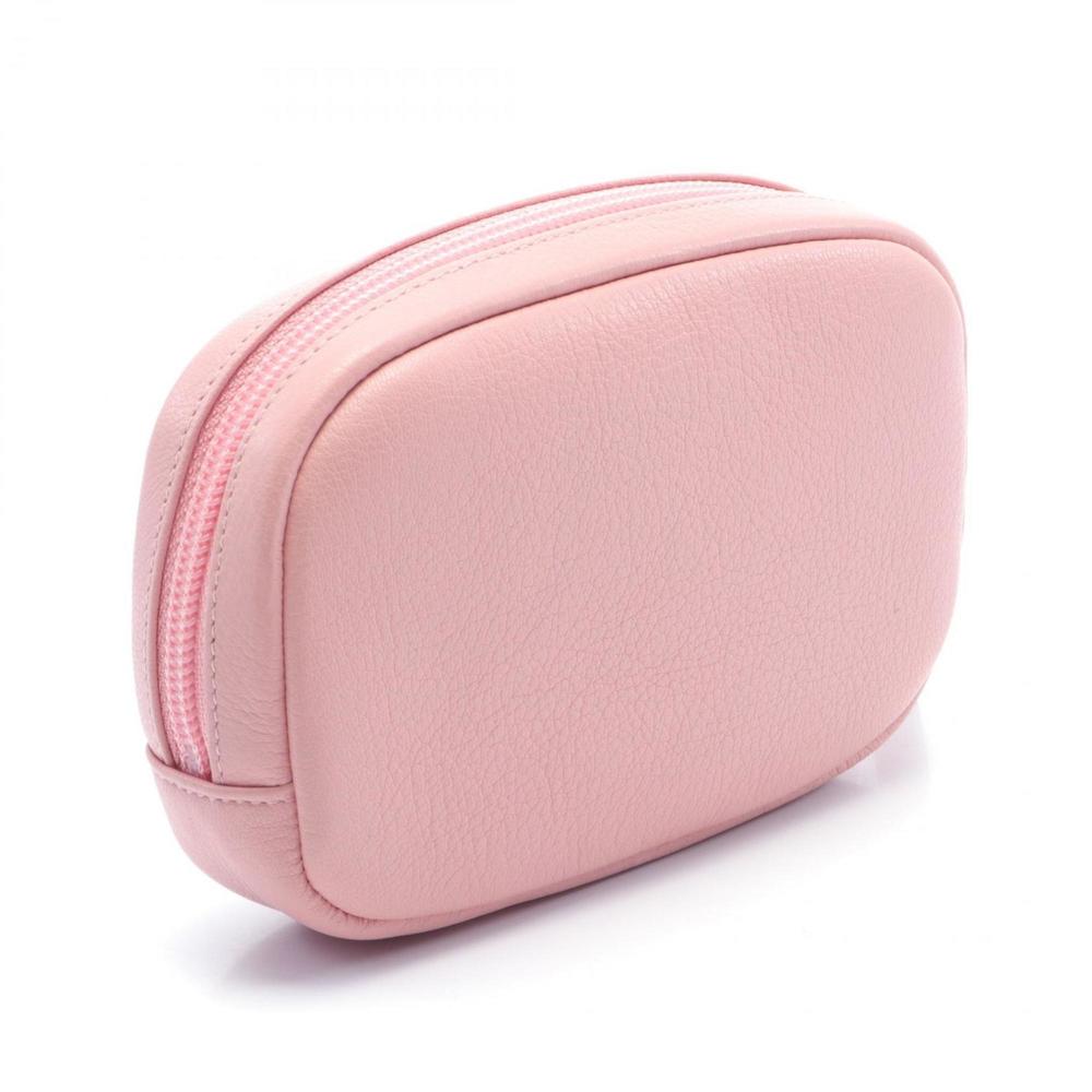 CHANEL Coco Mark Pouch Bag Leather Pink - Picture 3 of 5
